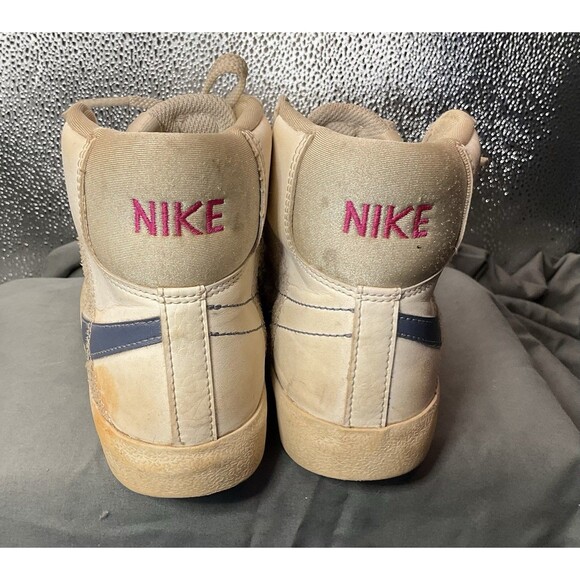 Nike Blazer Mid 77 Athletic‎ Basketball Sneaker Boys 4Y White FB9125-100 - Picture 10 of 10